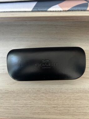 Coach Black Hard Sunglasses Case